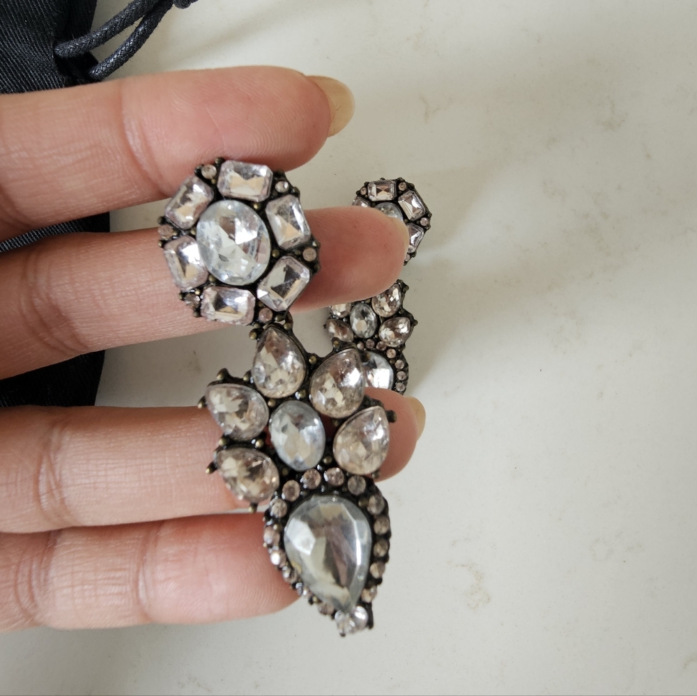 Vintage BaubleBar Crystal Earrings